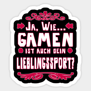 Gaming Zocken e Sport Mädchen video spiele Sticker